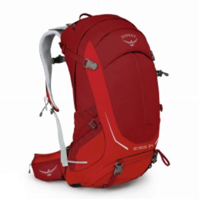 Osprey Stratos 34L Rucksack Beet Red